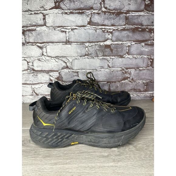 Hoka One One Speedgoat 4 GTX Gore-Tex Athletic Running Shoes Black Men 10.5M US main image 13